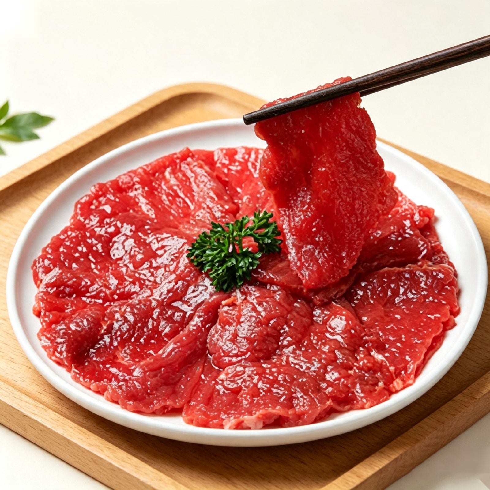 Frozen Tender Raw Beef Slices